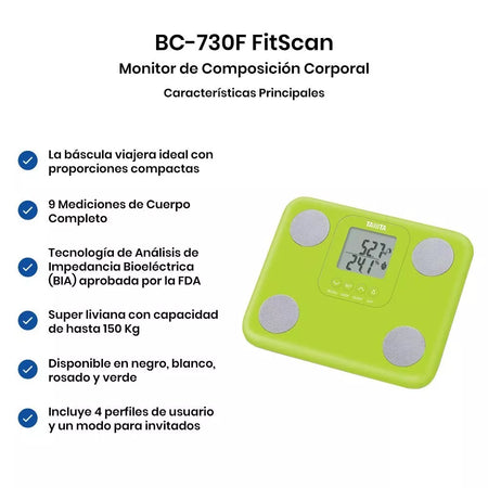 Tanita BC730 InnerScan Body Composition Monitor - Green