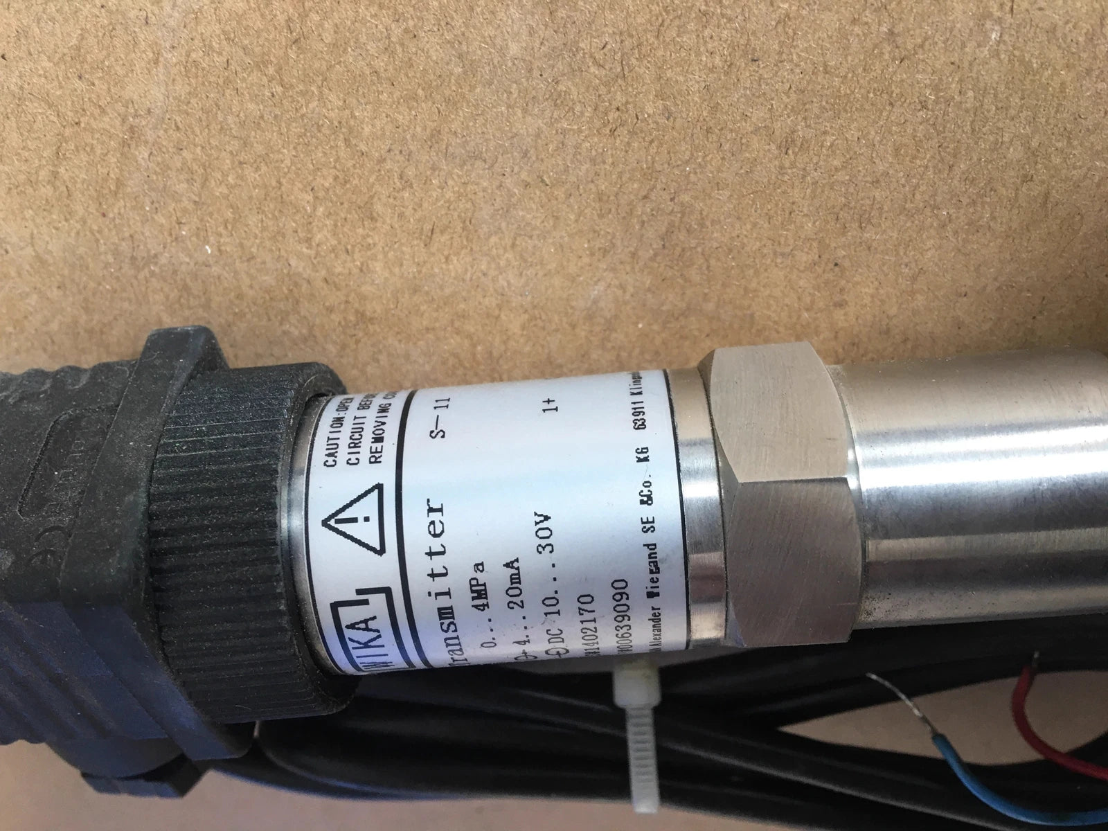 WIKA S-11 Transmitter for Industrial Pressure Measurement