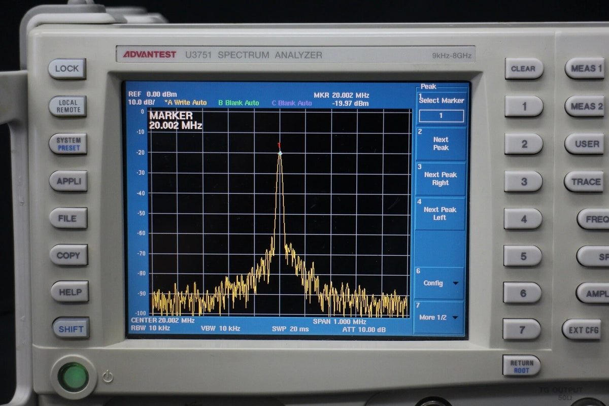 ADVANTEST U3751/74 8GHz Spectrum Analyzer 3GHz TG