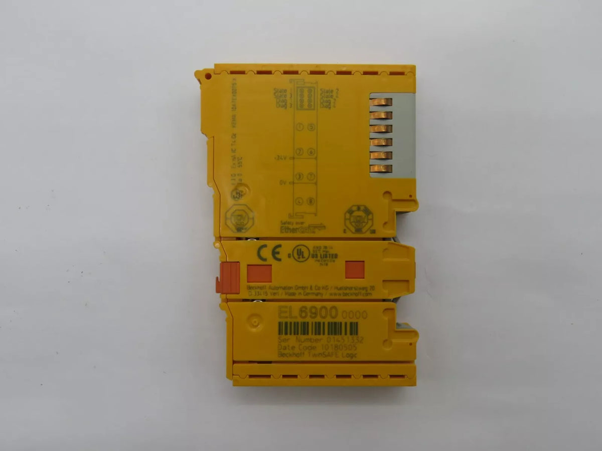 Beckhoff EL6900 EtherCAT Terminal Communication Interface TwinSAFE Logic 24V DC