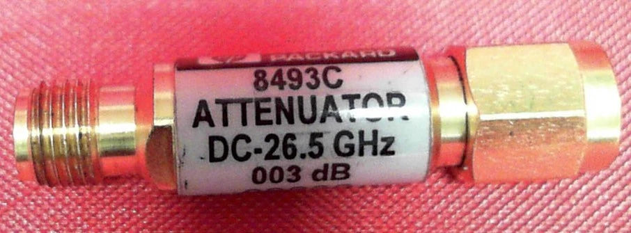 HP Agilent 8493C-003 Coaxial Fixed Attenuator, DC to 26.5 GHz, 3dB