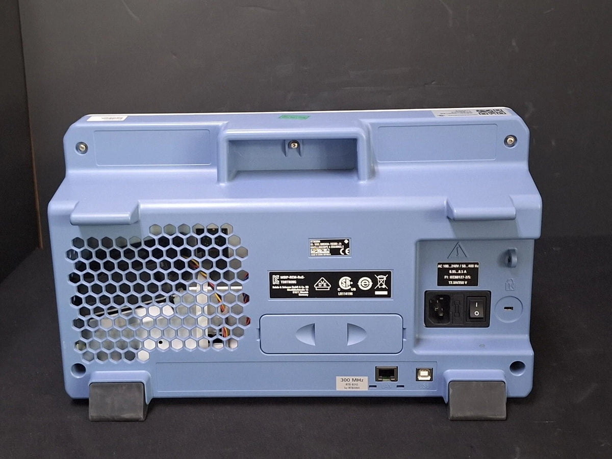 R&S RTB2004 Oscilloscope 4CH 300MHz 2.5GSa/s Opt. B243 Z1 (2202)