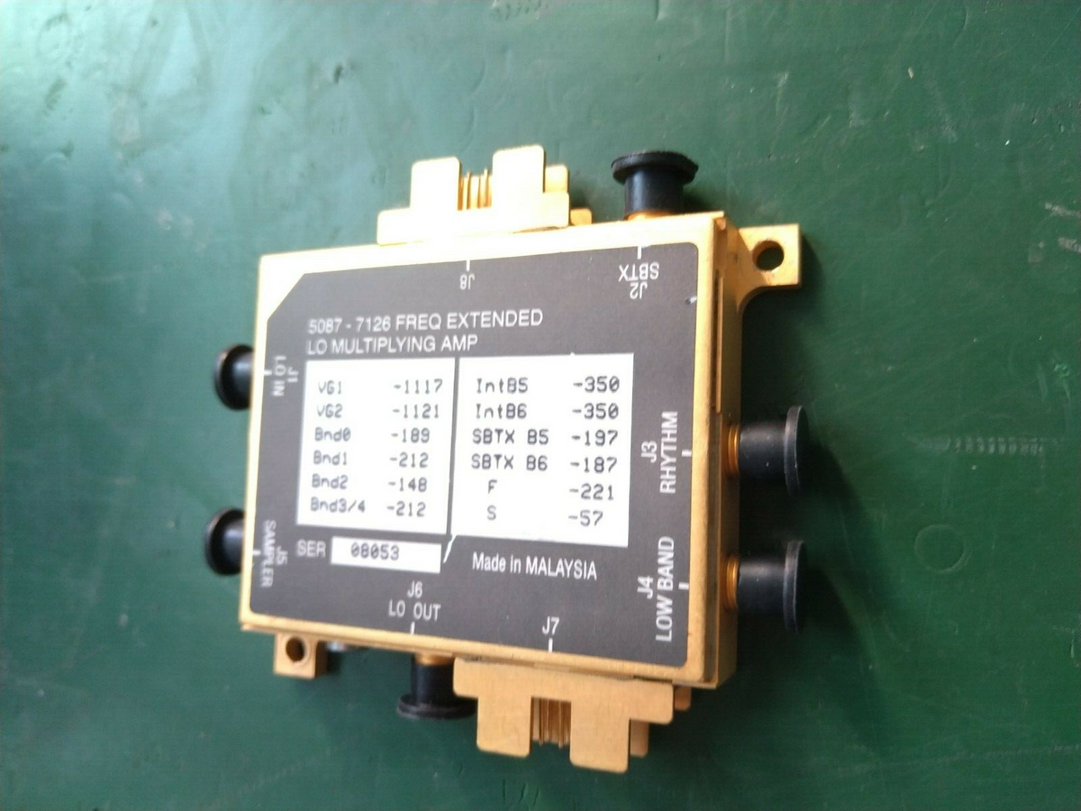 HP Agilent 5087-7126 FREQ EXTENDED LO Multiplying Amplifier for E4446A