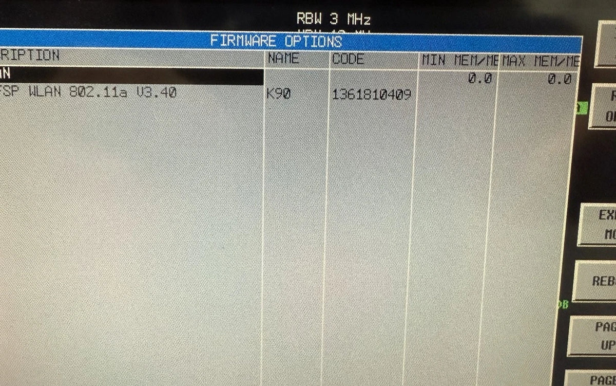 R&S FSP7 FSP-K90 FSP-B4 Spectrum Analyzer 9KHz to 7GHz