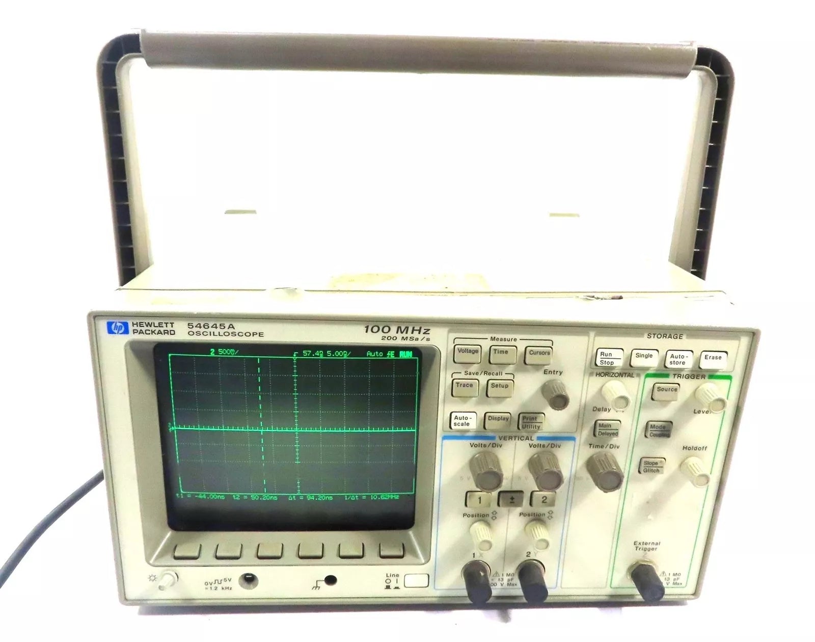 HP 54645A 100 MHz 200 MSa/S Oscilloscope