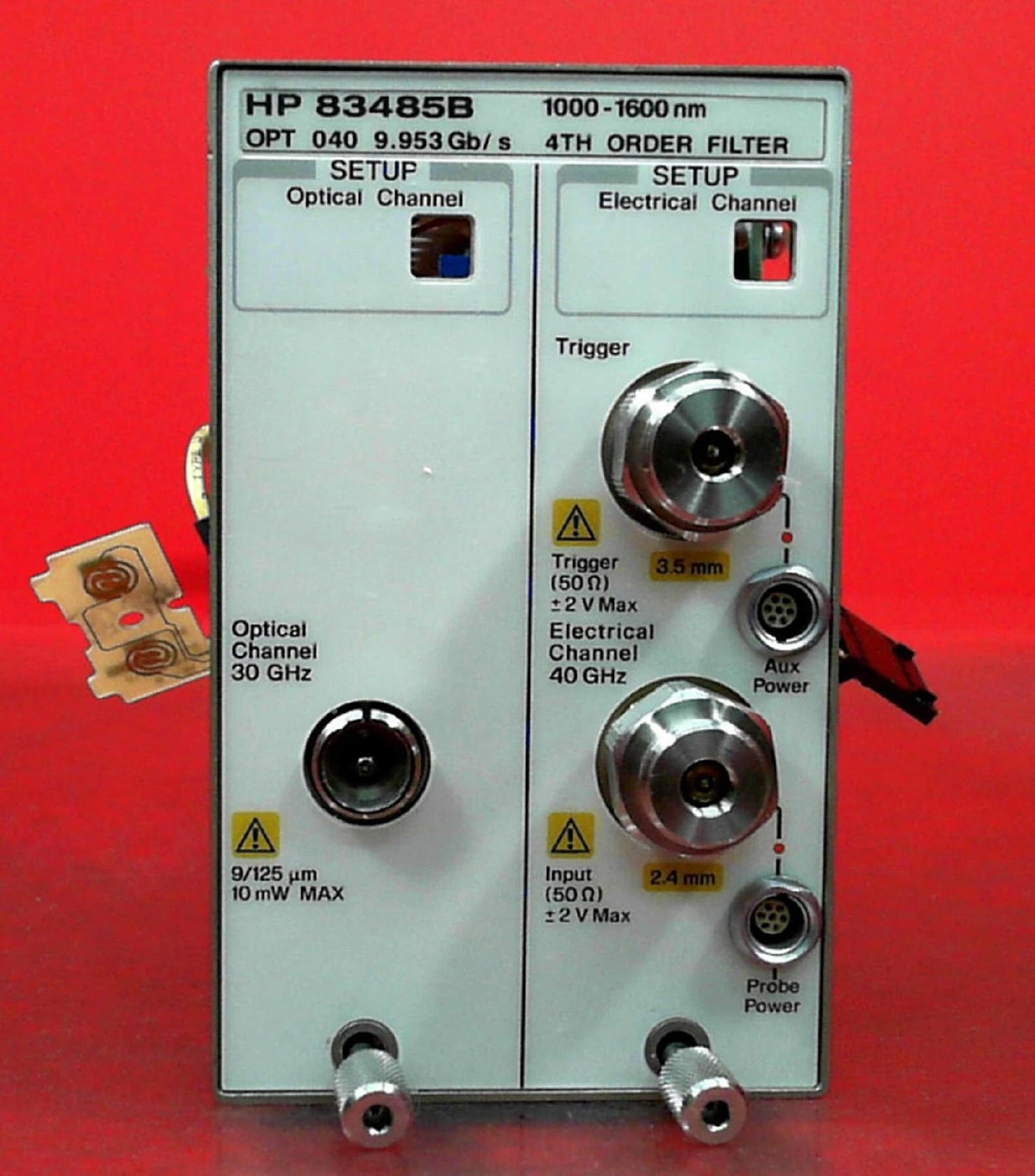 HP Agilent Keysight 83485B Optical/Electrical Module US35350450