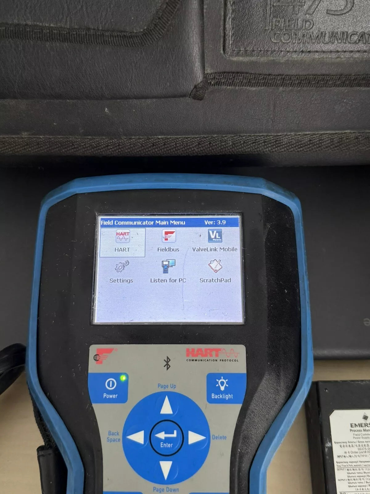 EMERSON 475 Field Communicator 3.9 HART with Bag & Charger