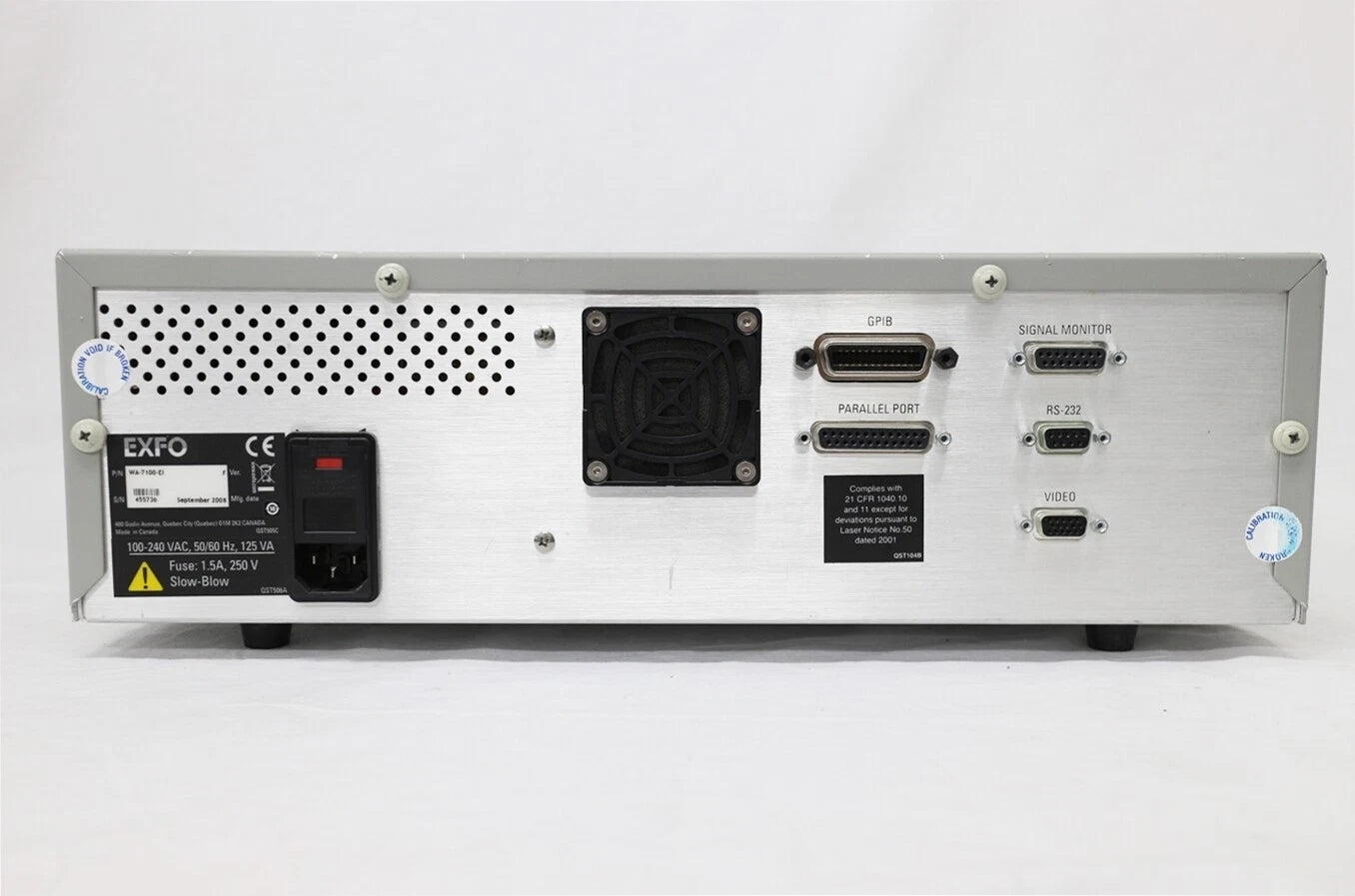 EXFO WA7100 Optical Channel Analyzer wavelength meter
