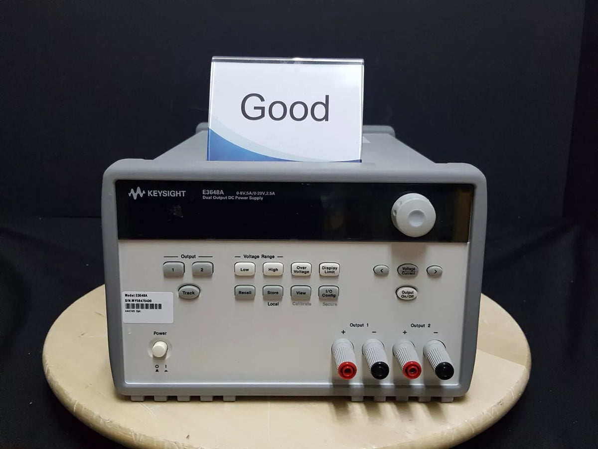 Keysight E3632A 0-15V 7A / 0-30V 4A DC Power Supply with Opt. 0E3 (6430)