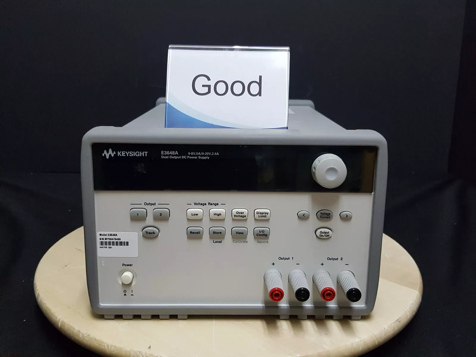 Keysight E3632A 0-15V 7A / 0-30V 4A DC Power Supply with Opt. 0E3 (6430)