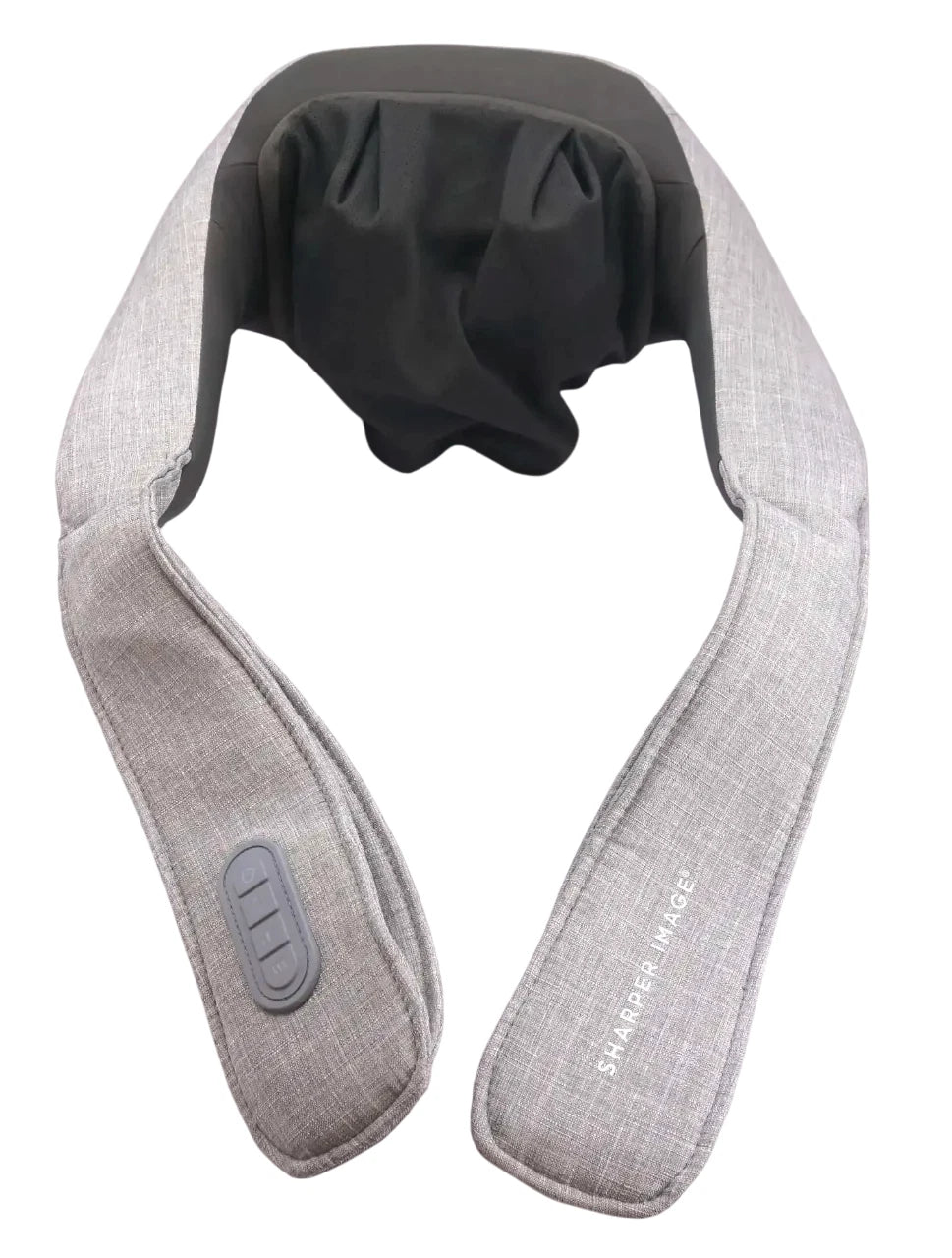 Sharper Image Realtouch Shiatsu Wireless Neck & Back Massager w/ Heat Gray