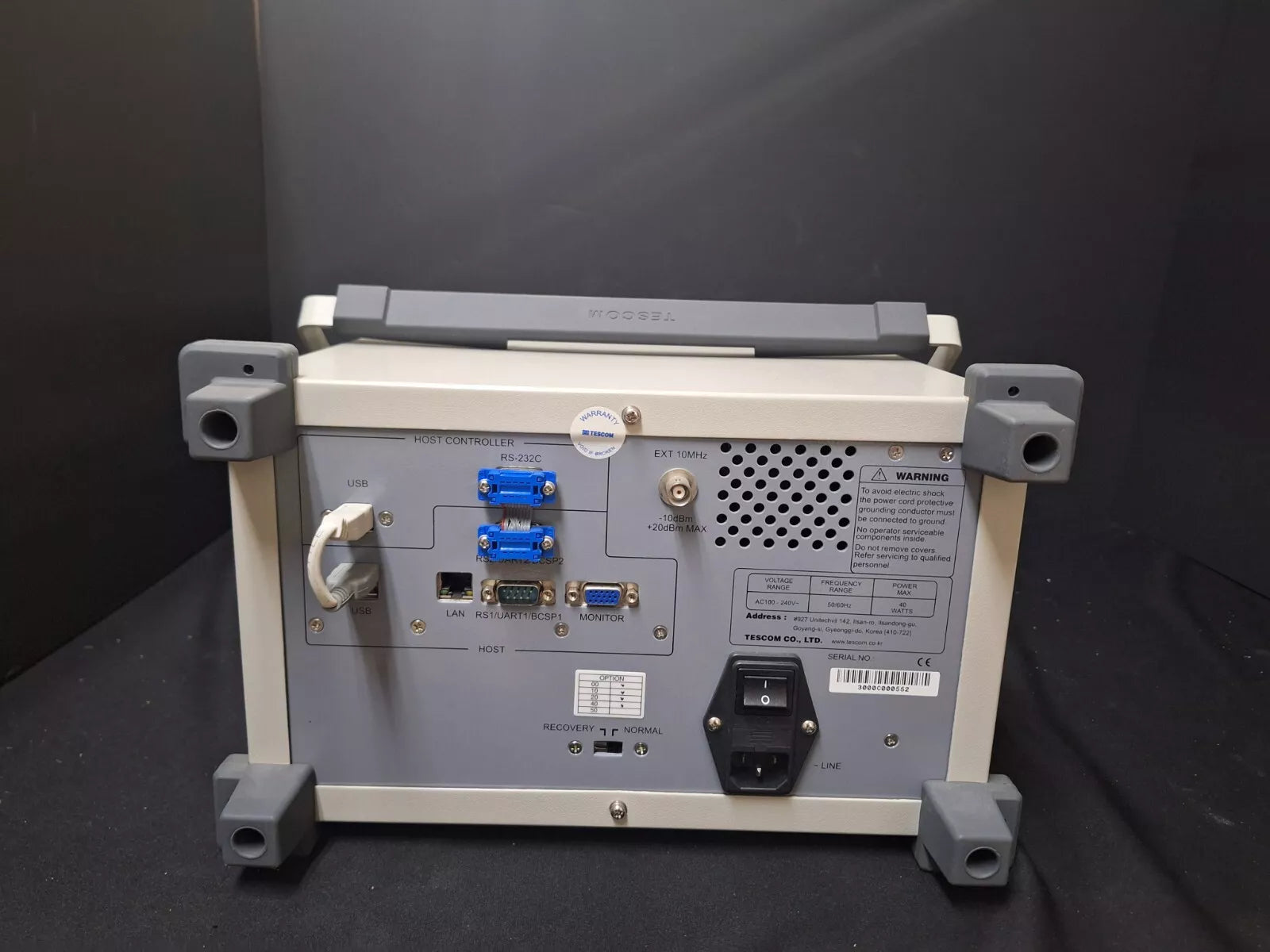 Tescom TC-3000C Bluetooth Tester with Options 00 10 20 40 (0552)