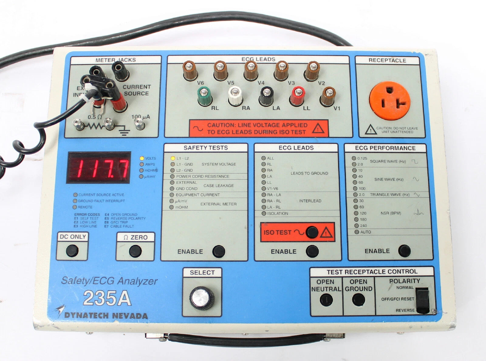Fluke Dynatech Nevada DNI 235A Safety Analyzer