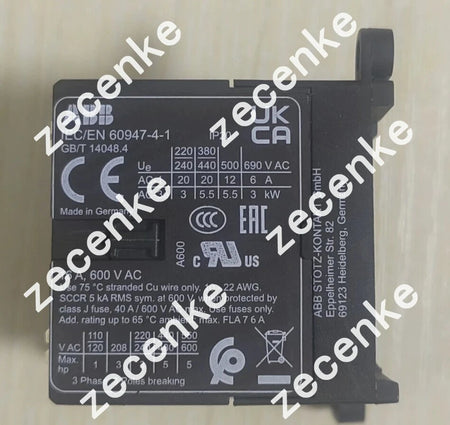 ABB IEC/EN 60947-4-1 Contactor 600V