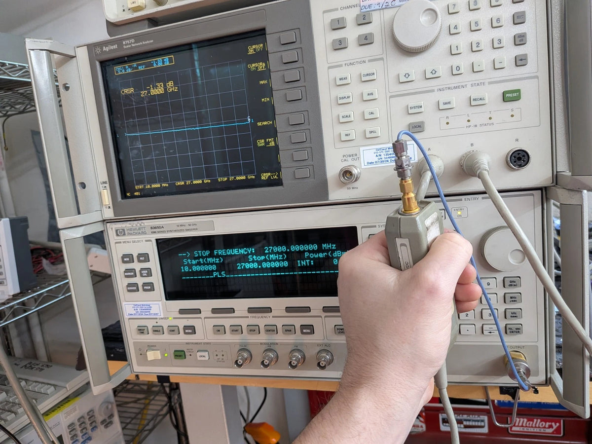 Huber & SUHNER Minibend Flex Cable! 50 GHz! Sma/3.5mm LIMIT 1 MAX! R-10" 25.4cm