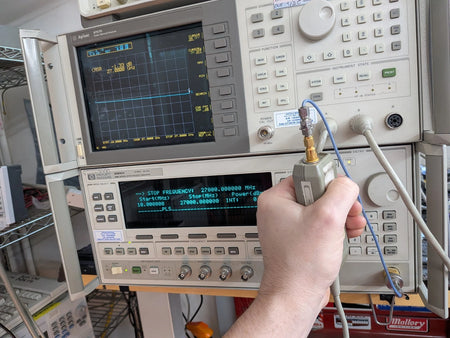 Huber & SUHNER Minibend Flex Cable! 50 GHz! Sma/3.5mm LIMIT 1 MAX! R-10" 25.4cm