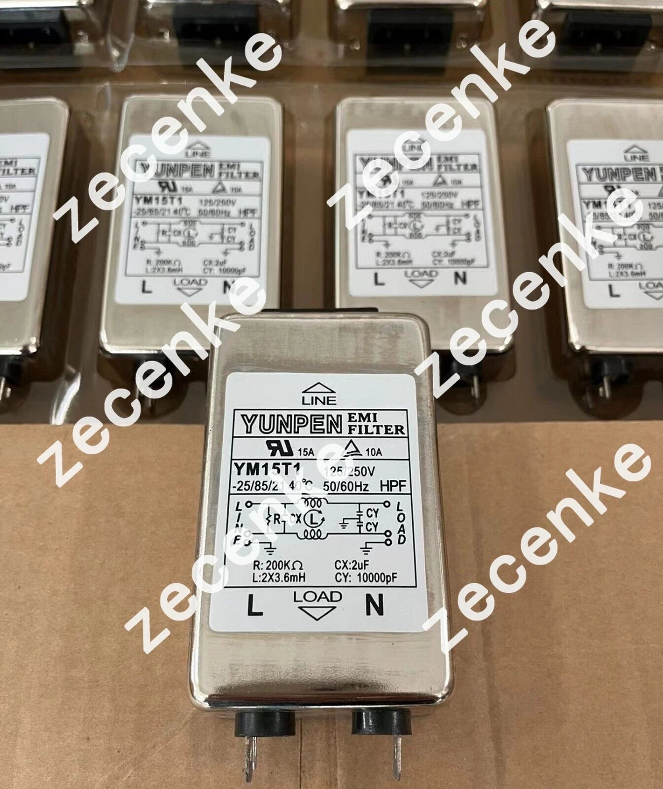 NEW YUNPEN YM15T1 125/250V 15A Power Filter #VTT6 CH