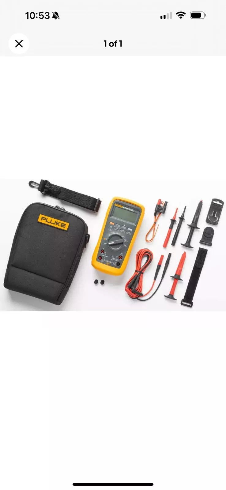 Fluke 87V-MAX/E2 Kit Industrial True RMS Heavy Duty Multimeter NEW SEALED