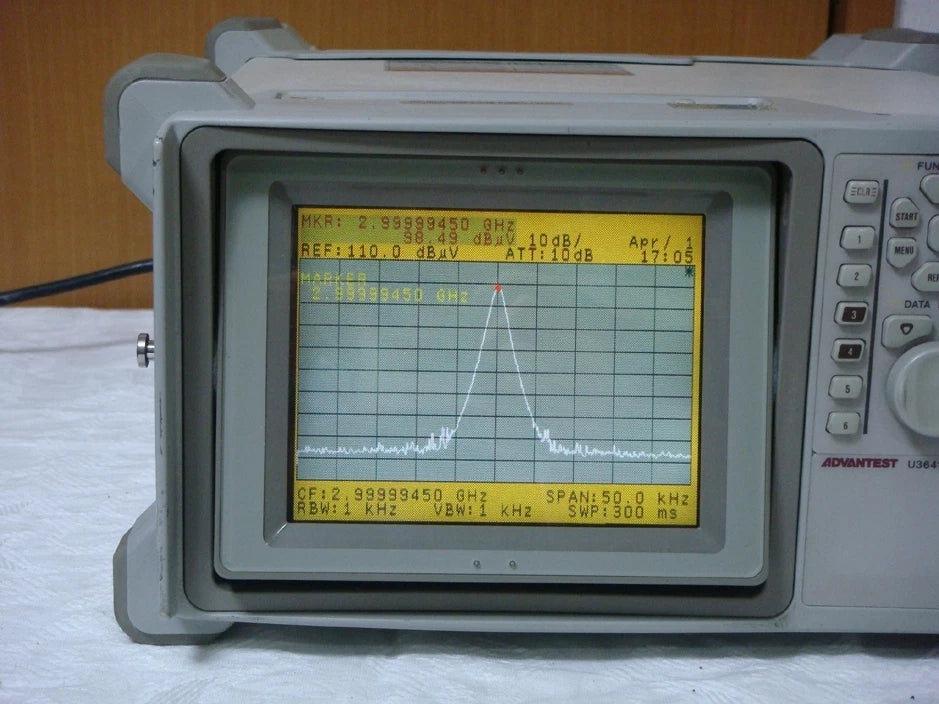 ADVANTEST U3641N/015/078 75ohm 3GHz RF Field Analyzer