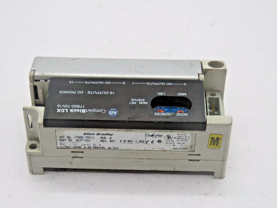 Allen-Bradley 1790D-T0V16 Compact Block LDX 24 VDC - USED