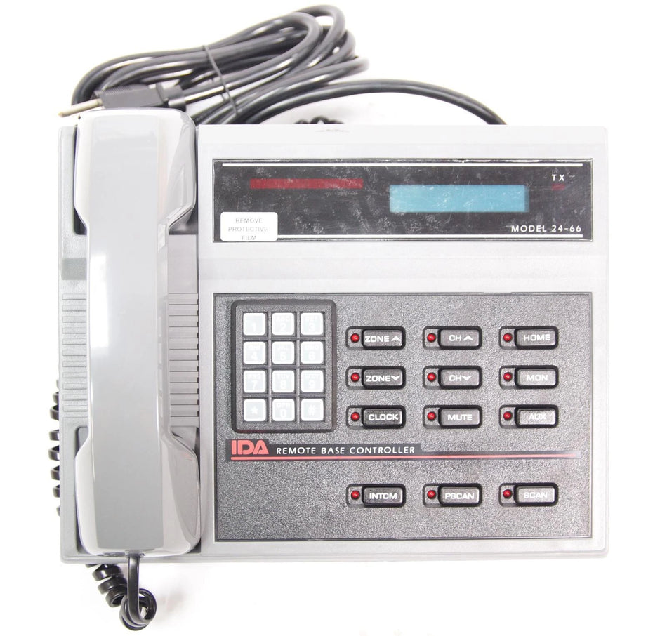 IDA Tone Remote Base Controller 24-66HMSK with Handset Options 611, 622