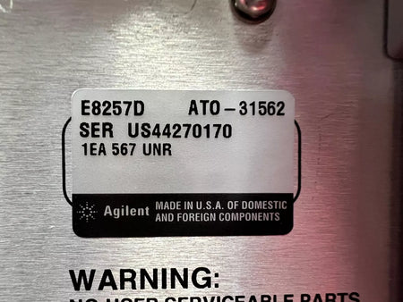 Agilent/Keysight E8257D PSG Analog Signal Generator, 250kHz to 67GHz