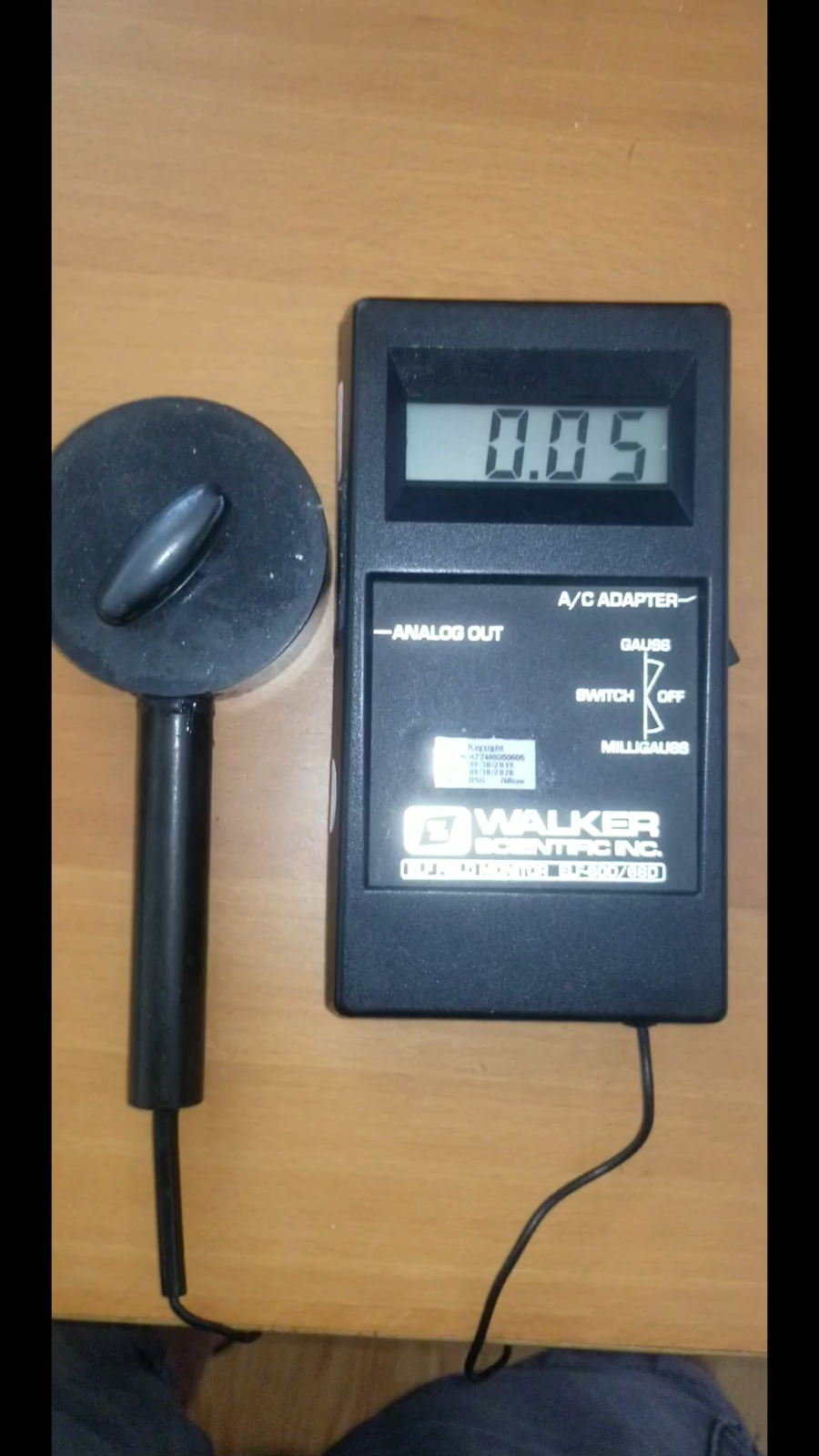 Walker Sci Electromagnetic Field Meter ELF-60D/66D Low Frequency AC