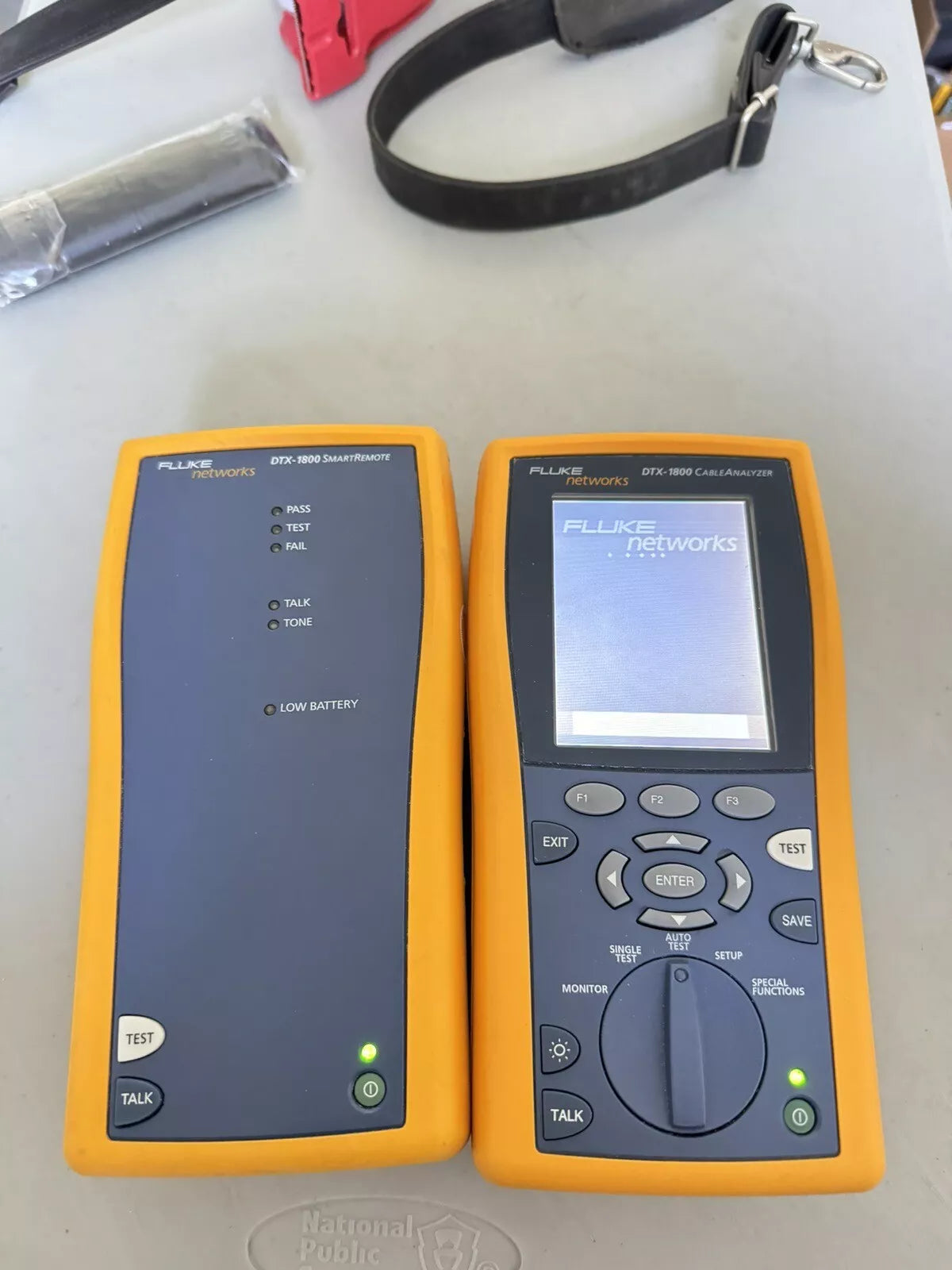 FLUKE NETWORKS DTX-1800 MM MFM2 Cable Analyzer Fiber Copper Certification Tester