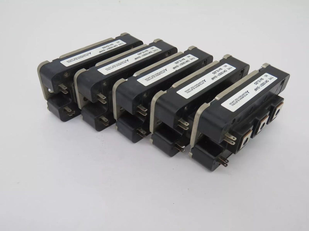 Set of 5 Mitsubishi CM100DY24NF Insulated Gate Bipolar Transistor