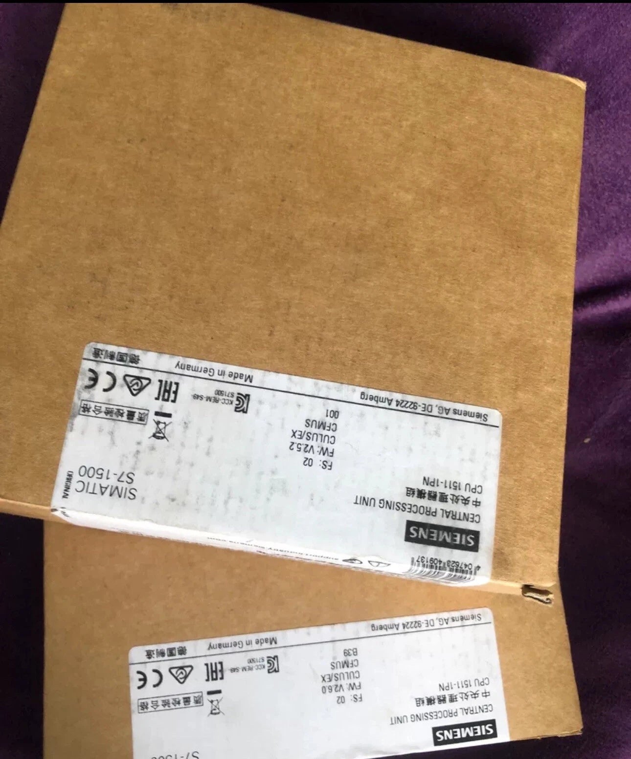 Siemens CPU 1511-1PN 6ES7 511-1AK02-0AB0 Factory Sealed