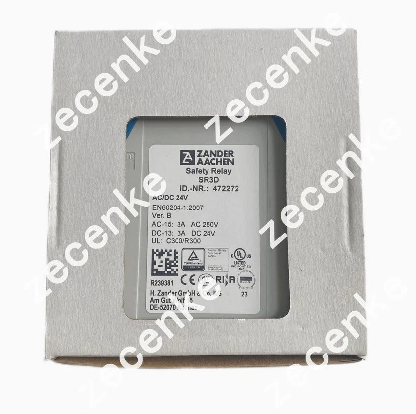 NEW ZANDER Safety Relay SR3D 24V 472272