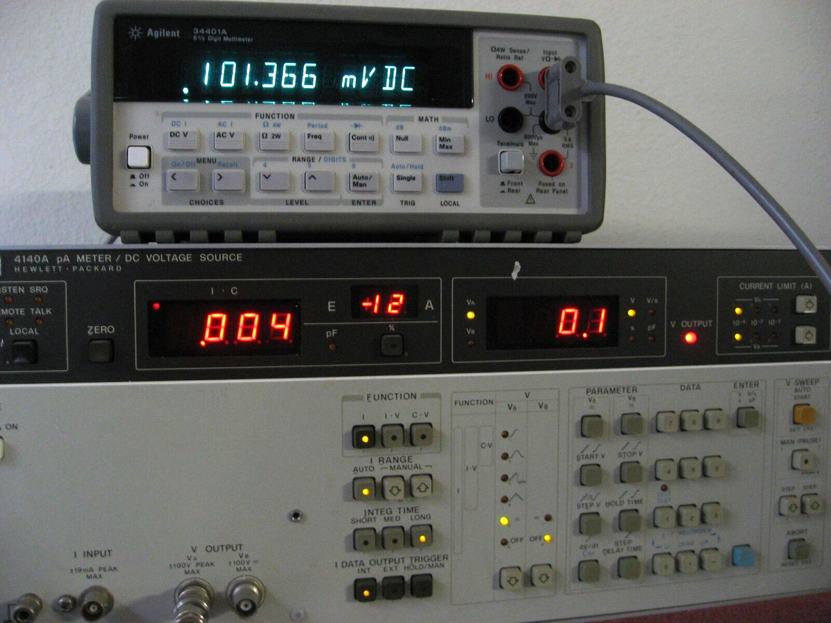 HP4140A MOSFET Leakage and Gate Capacitance Meter