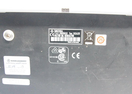 Rohde & Schwarz SMU200A 100kHz - 2.2GHz Vector Signal Generator OPT B10 B13 B20