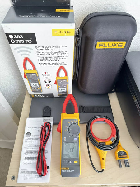 FLUKE 393 FC CAT III 1500 V True-rms Clamp Meter - NEW SEALED