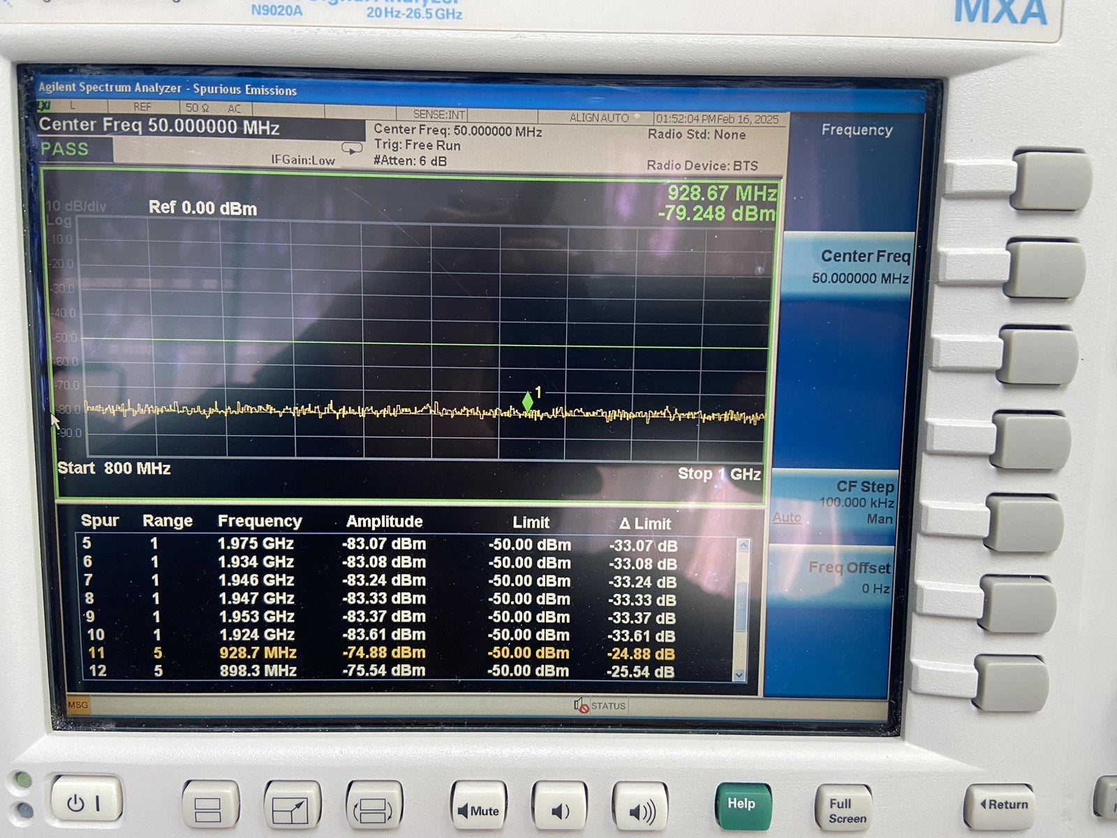 Agilent N9020A MXA Signal Analyzer, 20Hz - 26.5GHz Great Options, Calibrated