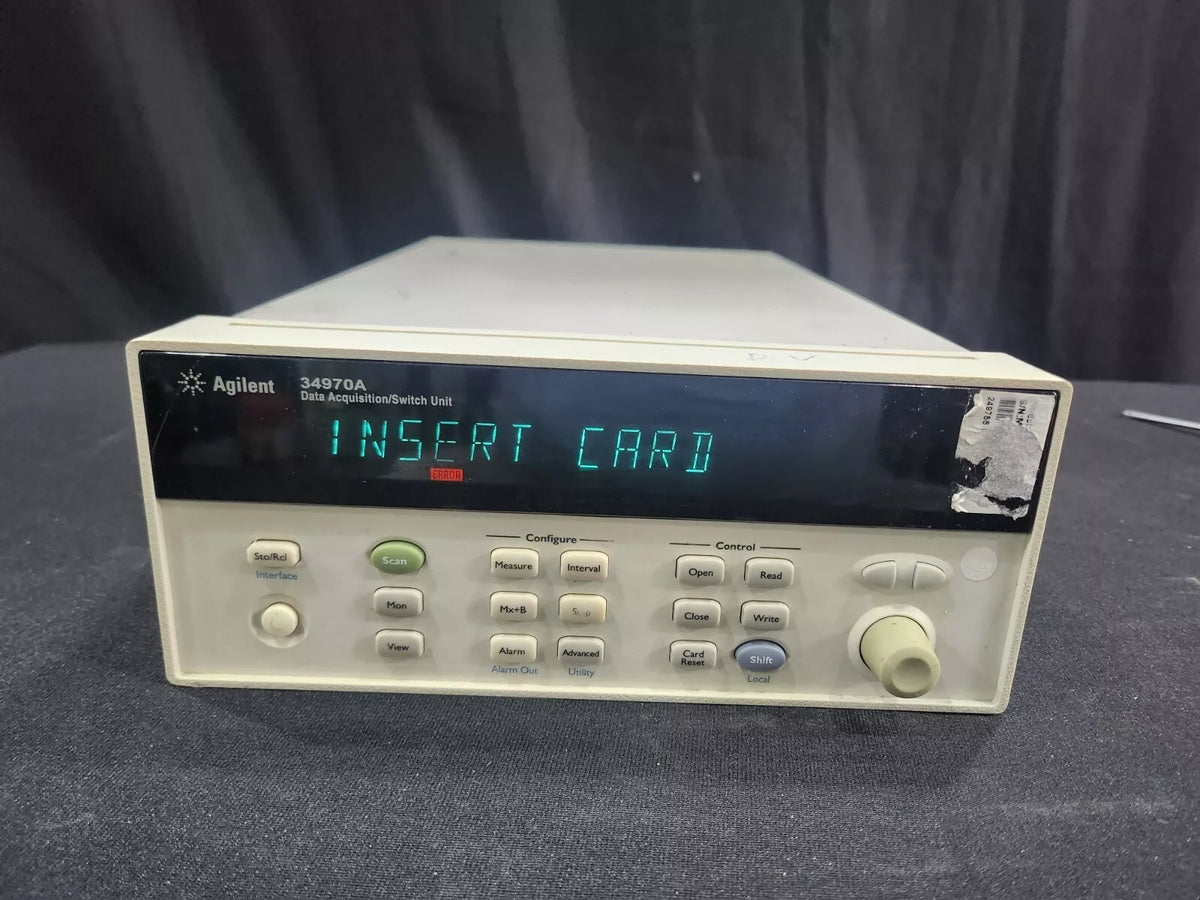 Agilent 34970A Data Acquisition/Data Logger Switch Unit AS-IS