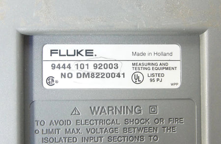 Fluke 192 60MHz 500MS/s Digital Oscilloscope Scopemeter Multimeter AS-IS