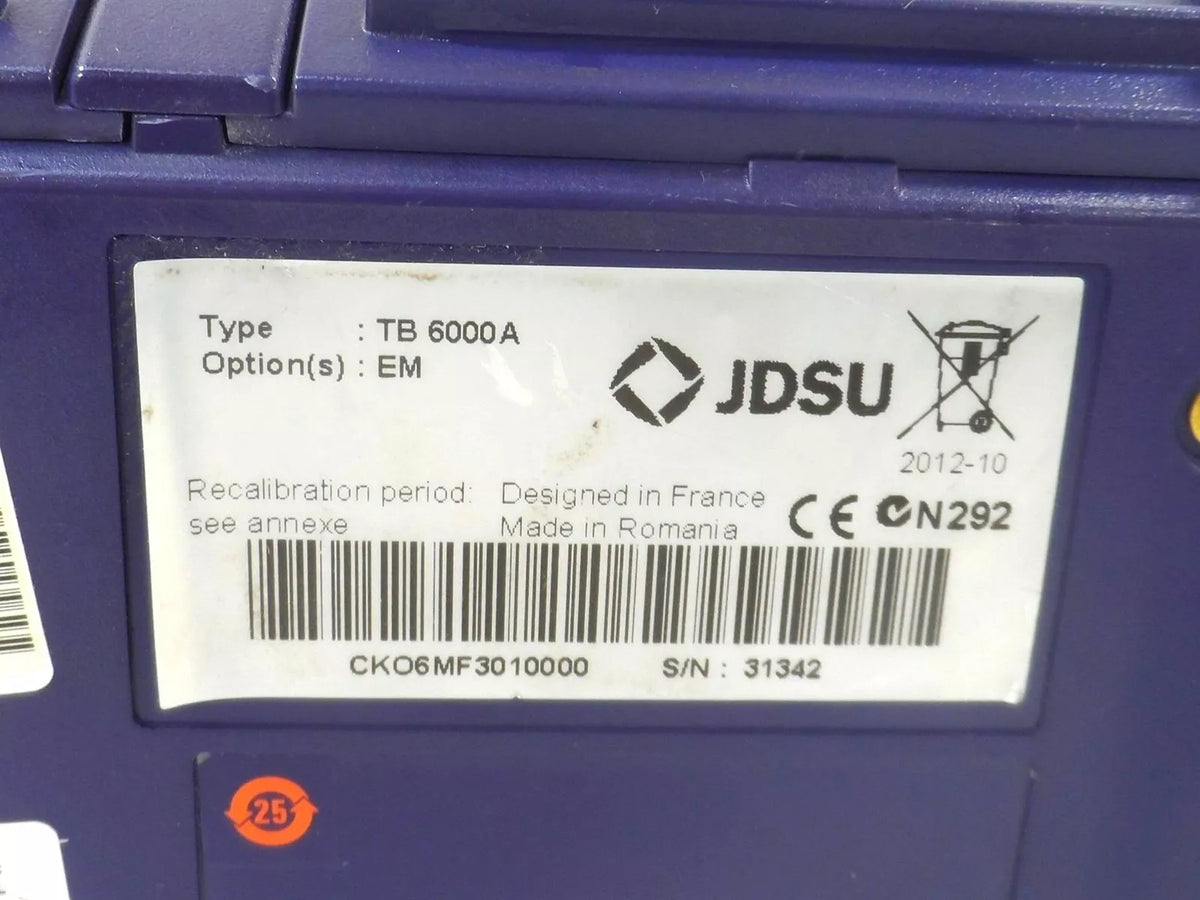 JDSU T-BERD 6000A Ethernet Tester - High-Quality Network Testing Solution