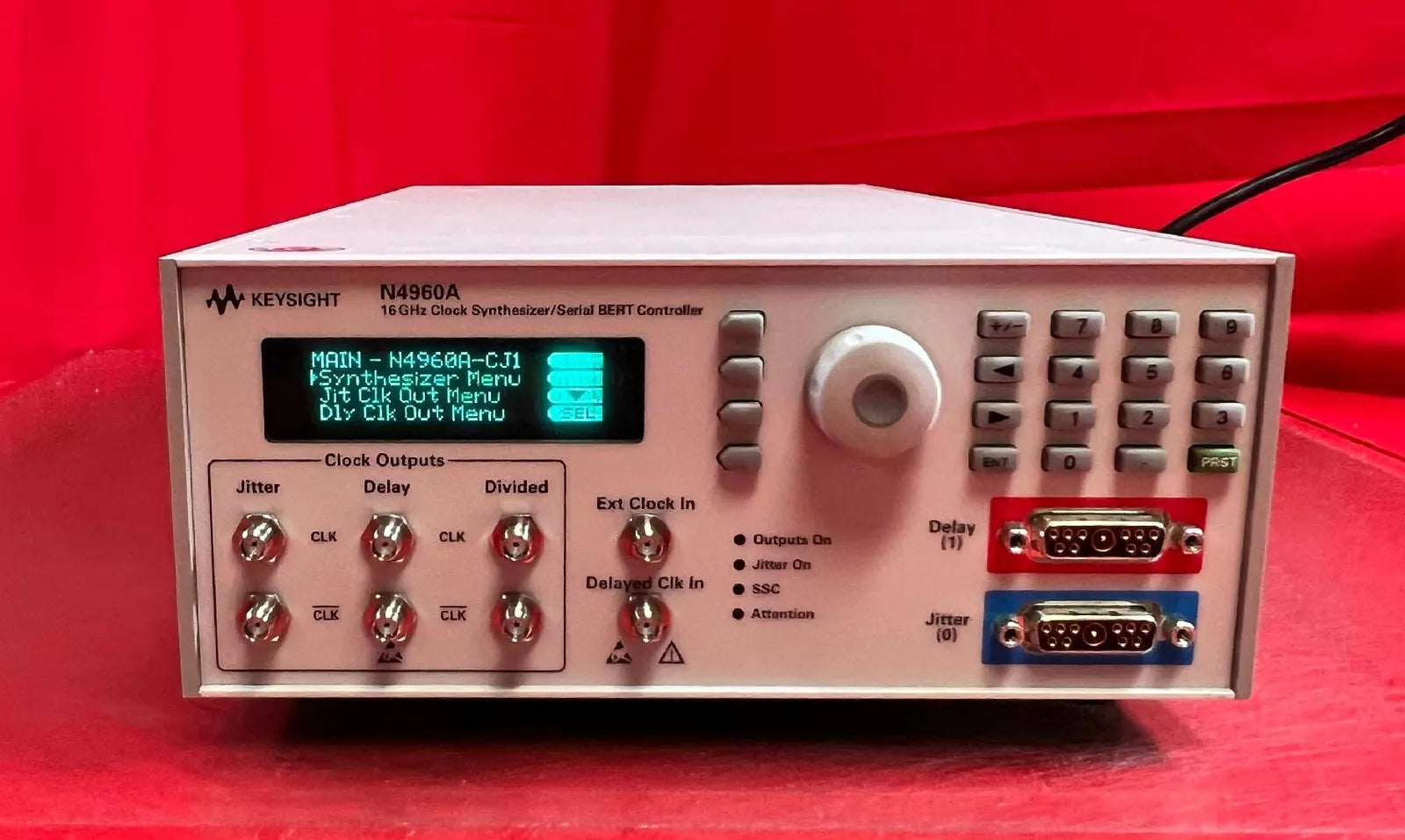 Agilent/Keysight N4960A Opt. CJ1 Serial BERT Clock Source / Controller