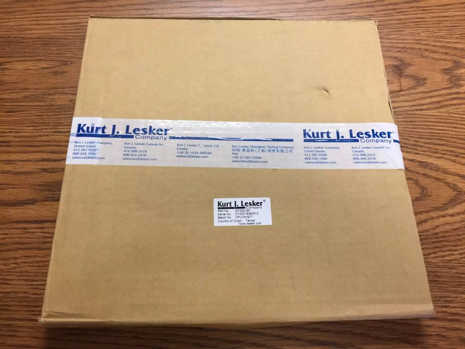 Kurt J. Lesker P/N QF250-BK Flange, ISO, SS, Blank, QF250 K-Style