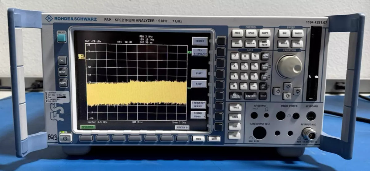 R&S FSP7 FSP-K90 FSP-B4 Spectrum Analyzer 9KHz to 7GHz