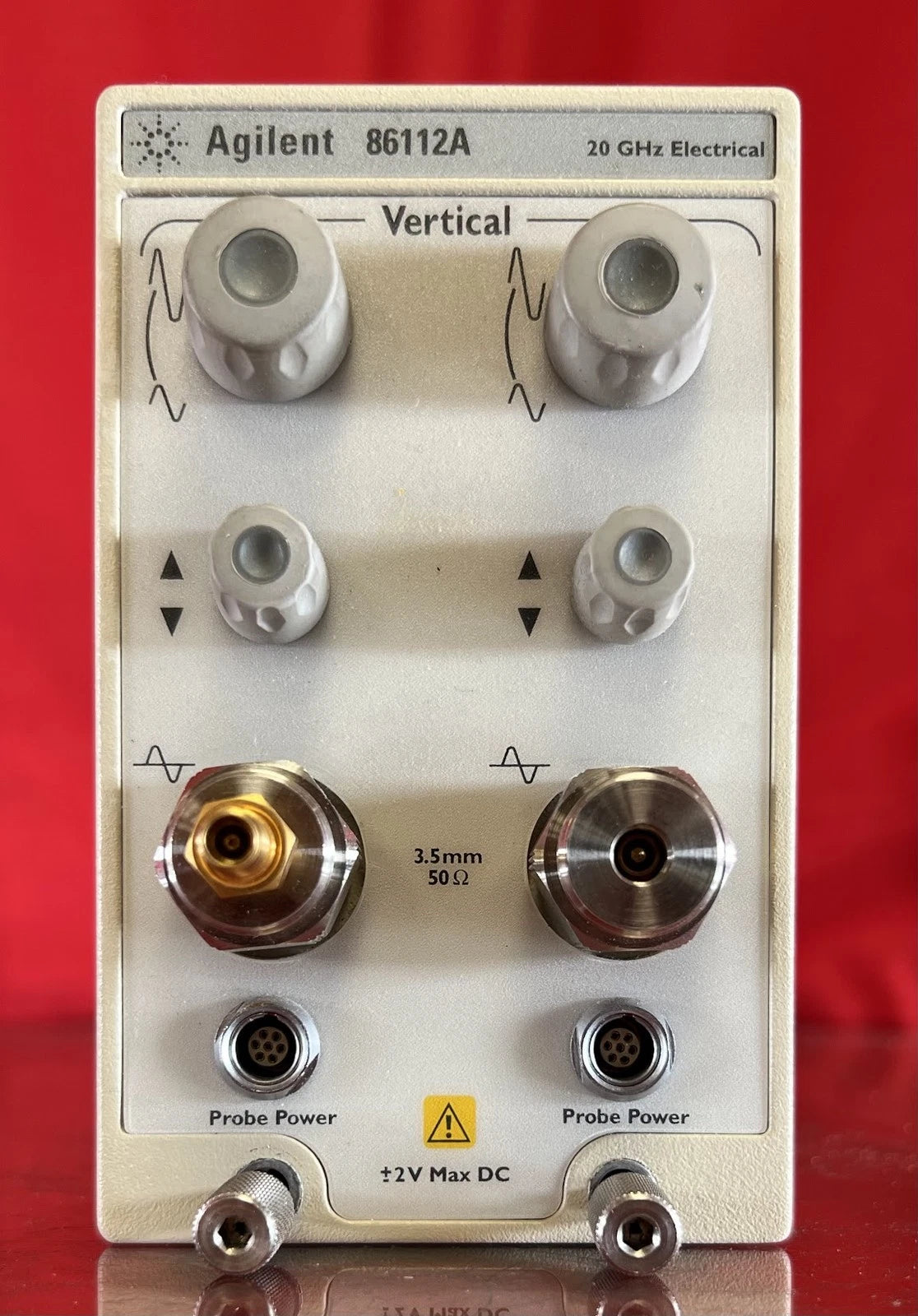Agilent/Keysight 86112A Dual Electrical 20 GHz Plug-In Module