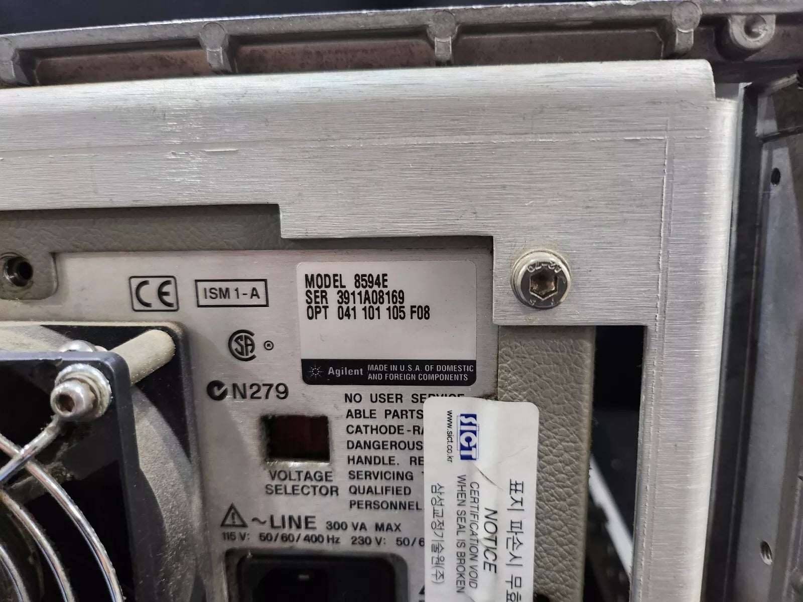 HP 8594E Spectrum Analyzer 2.9GHz (8169)
