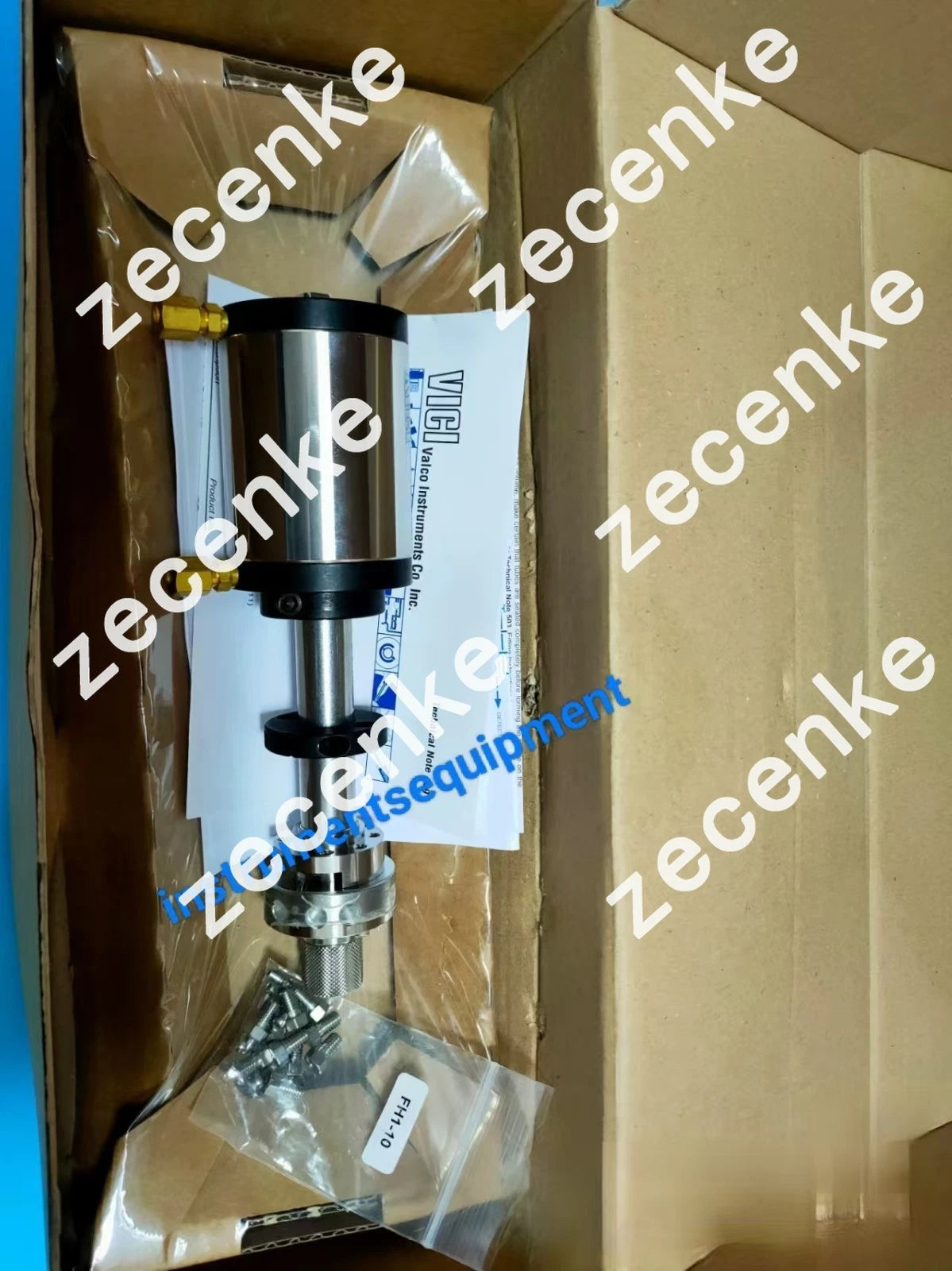 VIGI 10 Through Valve with 1/16 Interface, 400PSI Pressure, 225 Degrees