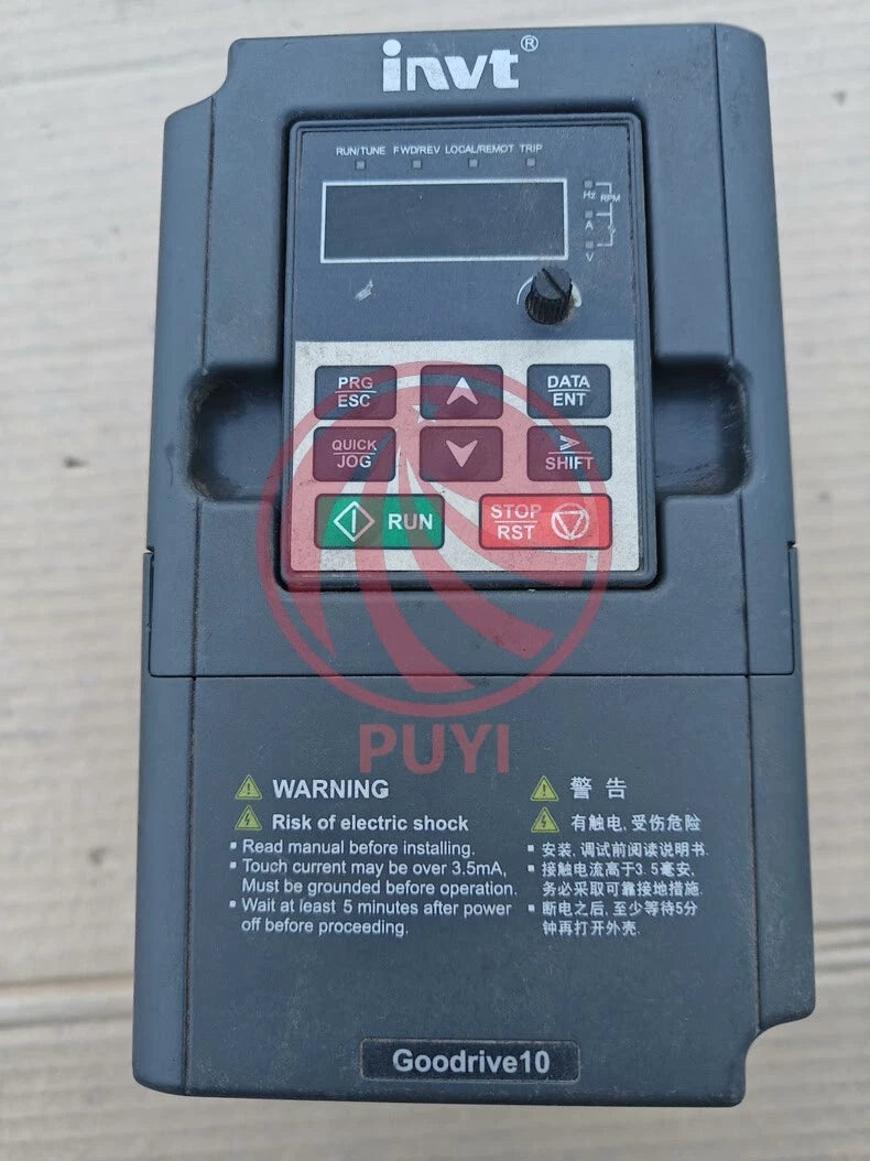 1PCS Inwitten Inverter GD10-1R5G-S2-B 1.5KW 220V in Good Condition