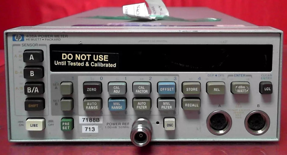 Agilent/Keysight 438A 3513U04001 Dual Channel Power Meter