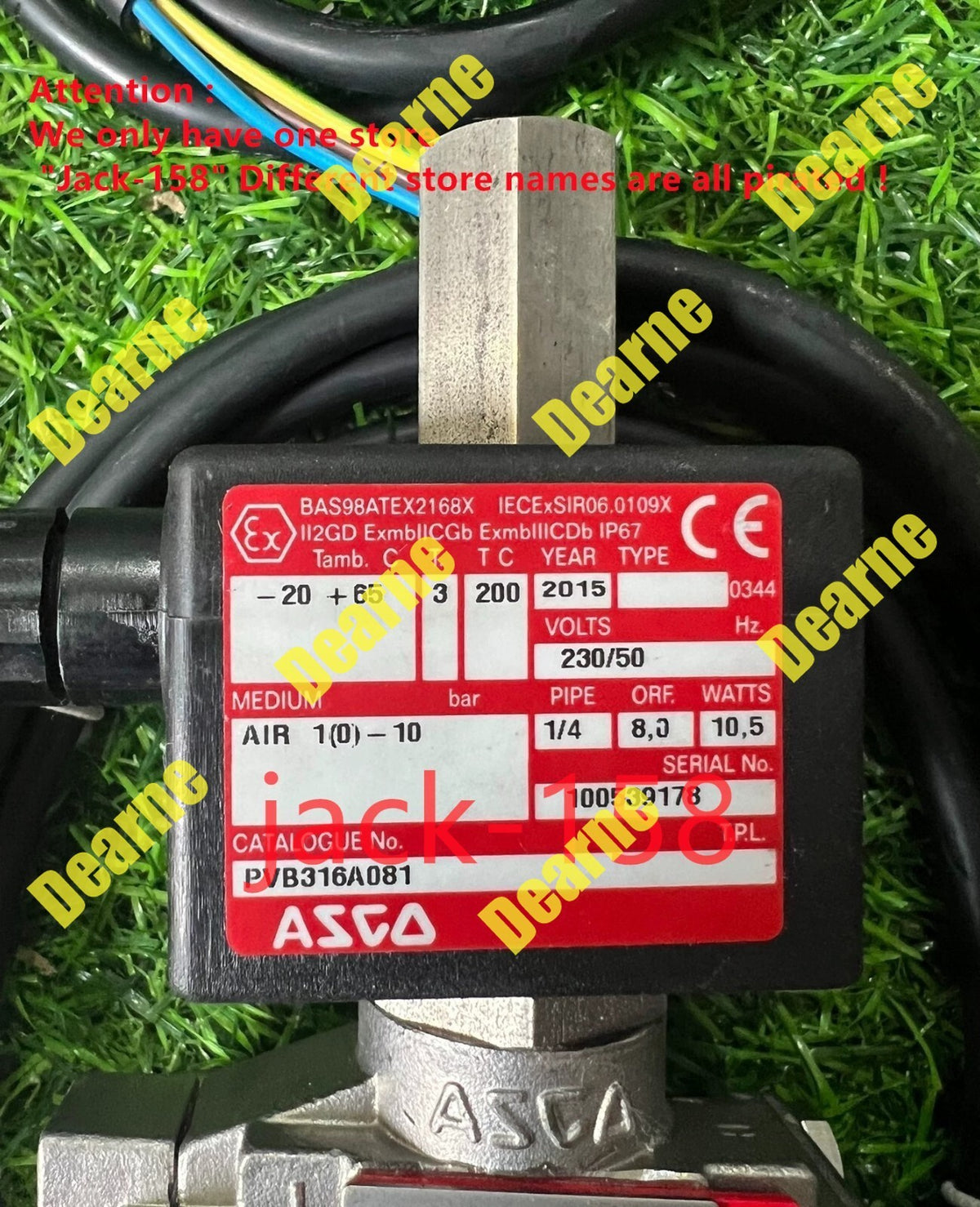 PVB316A081 Shipping by DHL or FedEx