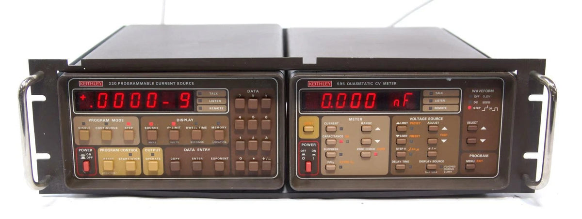 Keithley 595 Quasistatic CV Meter with Keithley 220 Programmable