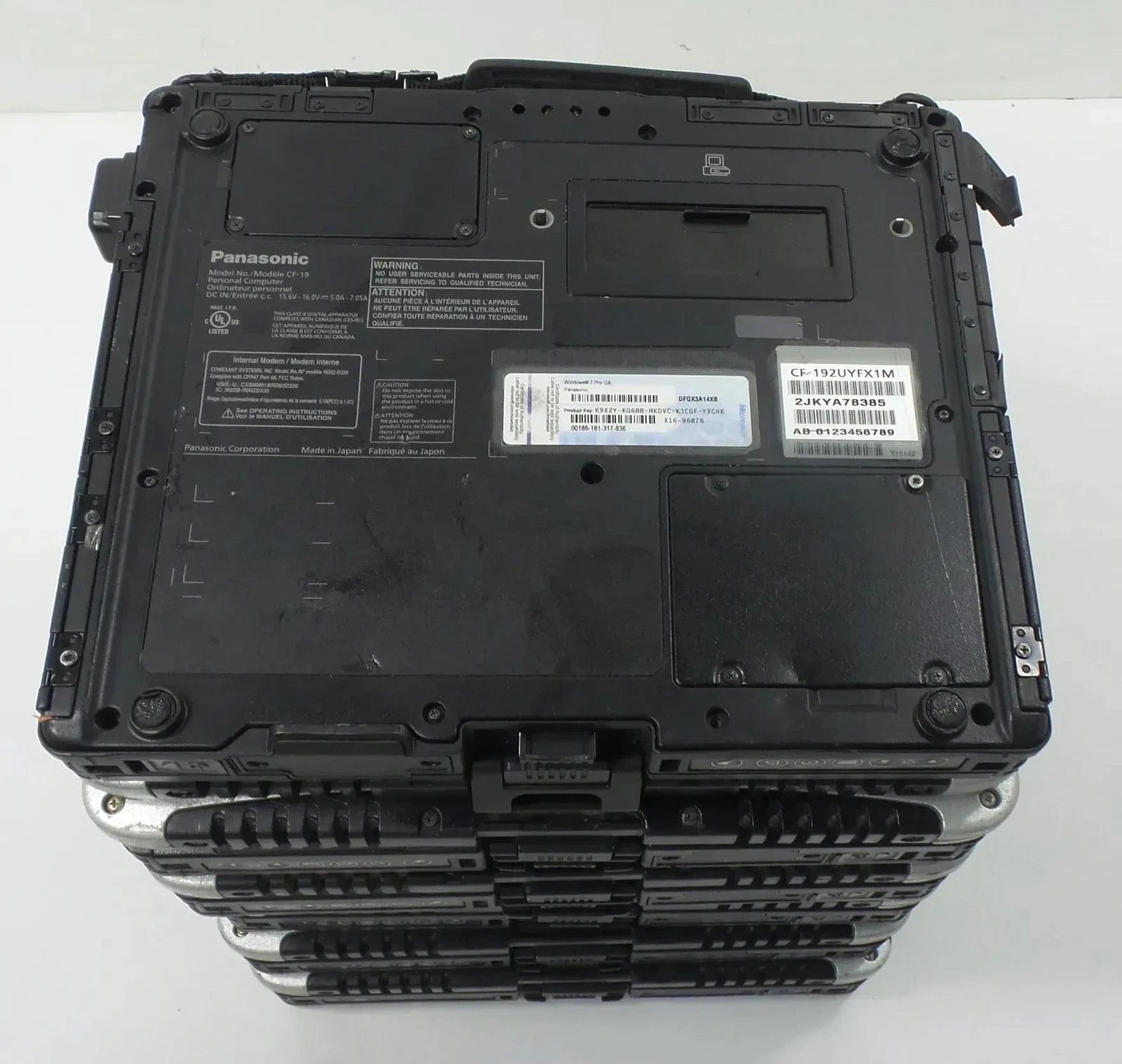 Lot 6 Panasonic Toughbook CF-19 (MK6) Core i5-3320U 2.6GHz 4GB No HDD