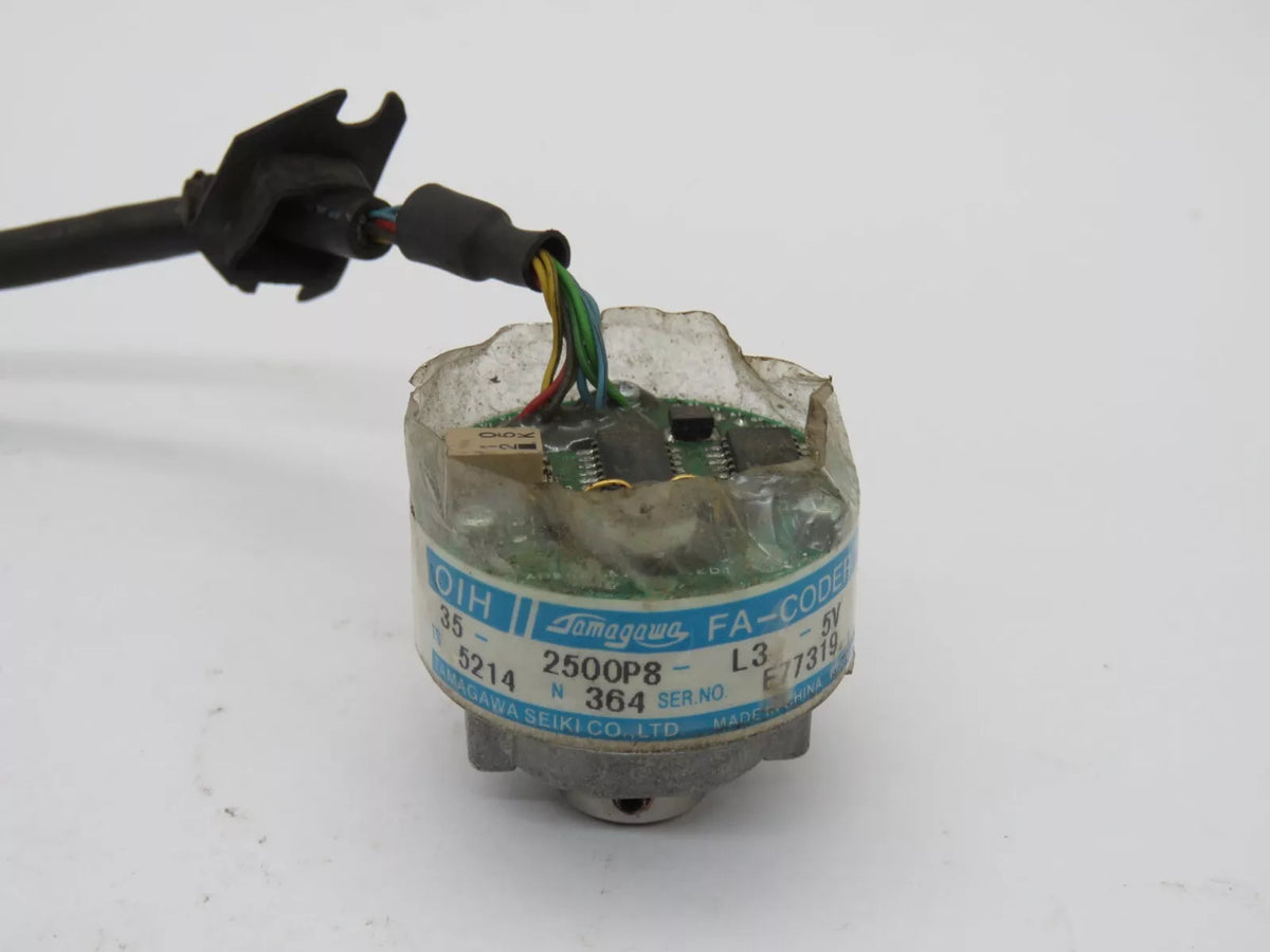 TAMAGAWA FA-CODER TS5214N364 Encoder 5V 2500 Pulses 8 Pole for SVM-210